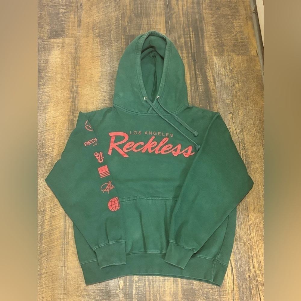 Reckless Green Hoodie